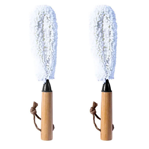 2PK Clevinger Eco Cleaning Bamboo Stemware Brush
