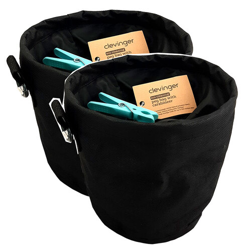 100pc Clevinger Plastic Pegs w/Bag