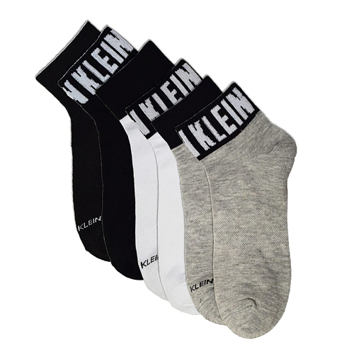 6PK Calvin Klein Women's One Size Quarter Lightweight Ankle Socks Assorted