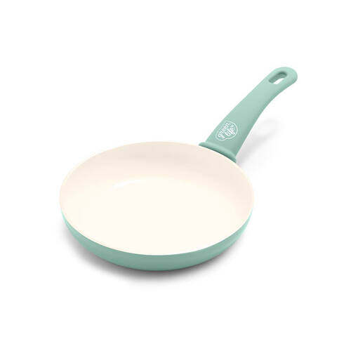 Greenlife 20cm Aluminium Soft Grip Frypan Turquoise