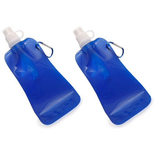 2x Doozie Aqua Power Water Bottle 450ml Blue