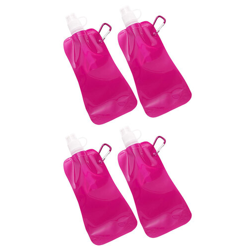 4x Doozie Aqua Power Water Bottler 450ml Pink