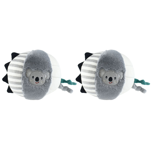 2PK Koala Dream Snuggle Buddy Kuddly Koala Textured Ball 0y+