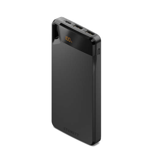 Cygnett Gen4 Boost 10000mAh Power Bank Portable Charger - Black