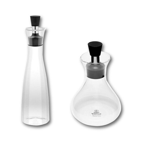 Wilmax England Glass Thermo Oil/Vinegar Storage Bottle Set