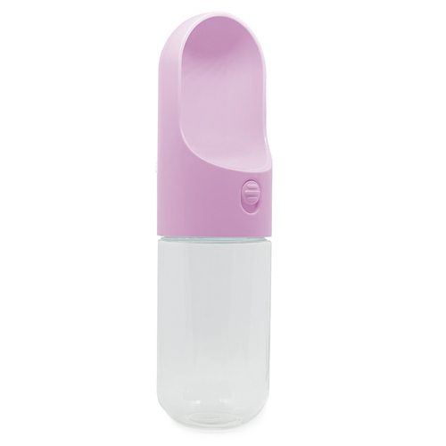 Alpha 400ml Portable Pet Drinker Pink 