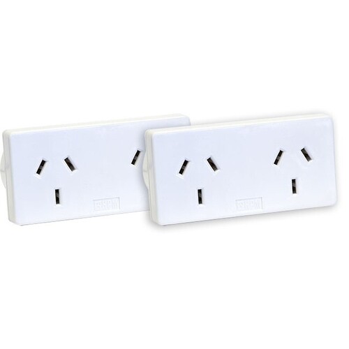 2 PACK DOUBLE ADAPTOR HPMSIDE BY SIDE / RIGHT& LEFT 2PK