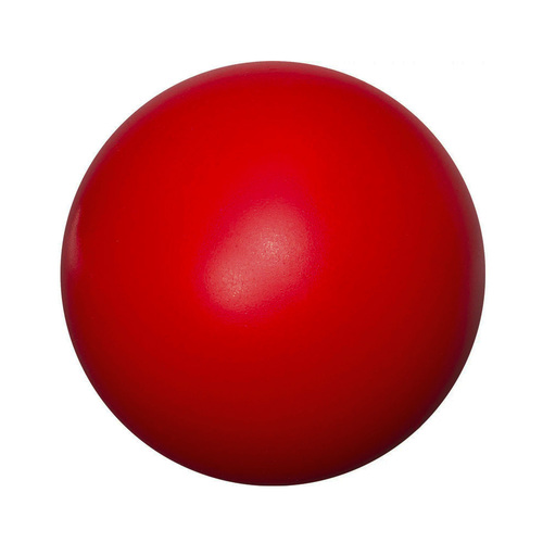 Percell 6cm Solid Rubber Dog Toy Ball Red