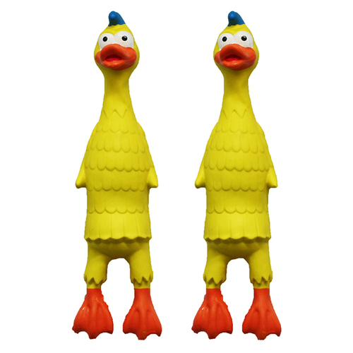 2PK Paw Play 33cm Latex Duck