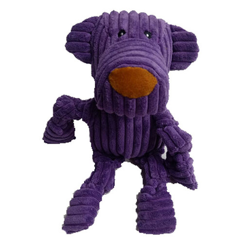 Paw Play 30cm Dog Pet Chew Toy Plush w/ Squeaker Purple
