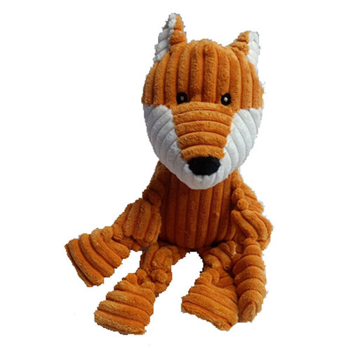 Paw Play 34cm Fox Pet Chew Toy Plush w/ Squeaker