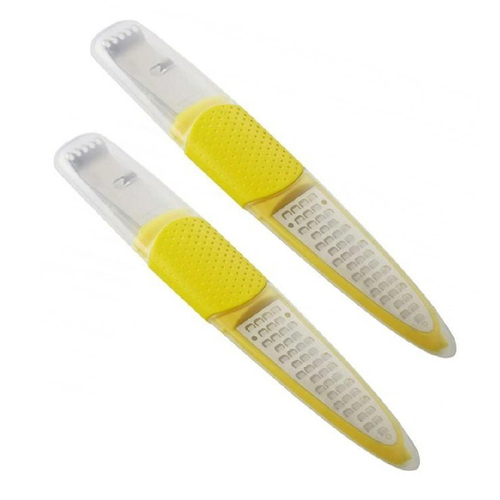 2PK Davis & Waddell Lemon Zester/Grater w/ Cover 19x15cm - Assorted