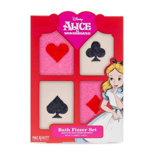 Disney Alice in Wonderland Bath Fizzer Set Red Raspberry & Honeydew