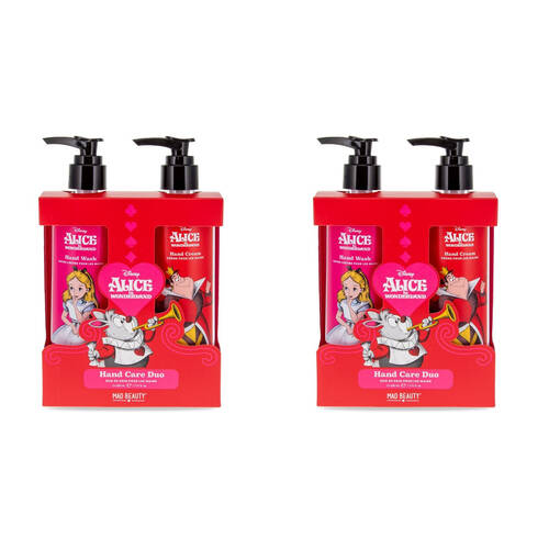 2PK Disney Alice in Wonderland Hand Cream and Wash Duo 460ml Raspberry/Honeydew