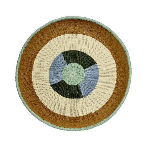 Belle Baris Paper Rope Handwoven Decorative Basket 50x50cm