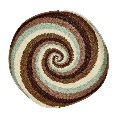 Belle Elio Handwoven Paper Rope Indoor Storage Basket Round 60cm