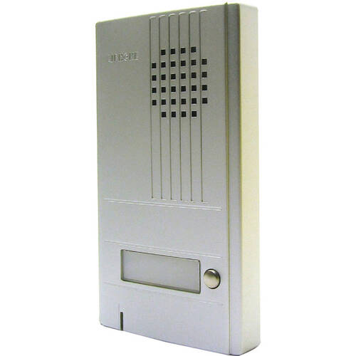 1 CALL SURFACE MOUNT - SILVER EXTERNAL DOOR STATION AIPHONE