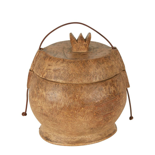 Belle Yunnan Coconut Wood 100 Year Container Home Decor 25cm - Big