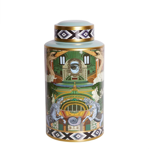 Belle Akira Porcelain Jar Large DECORATOR - CLOCHES & JARS