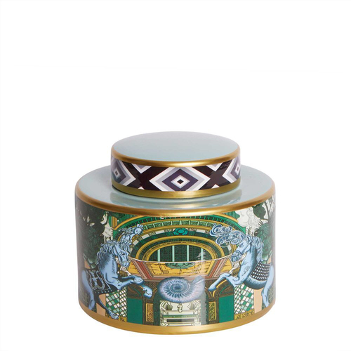 Belle Akira Porcelain Jar Wide DECORATOR - CLOCHES & JARS