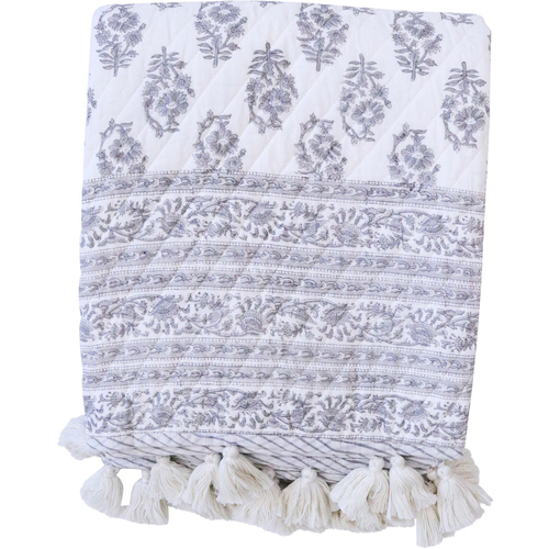 LVD Cotton Throw Blanket 130x150cm - Persian Flower