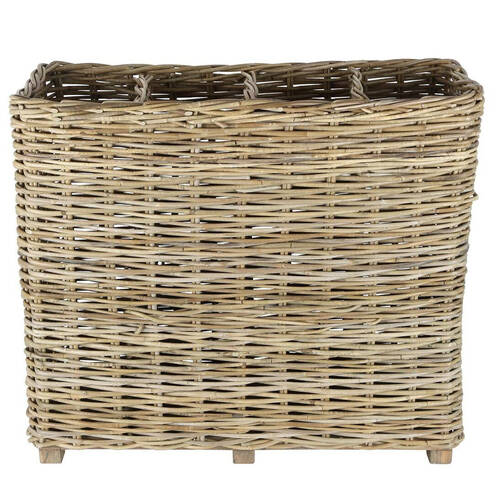 Belle Nero Rattan Storage Basket Large 70x70cm - Natural