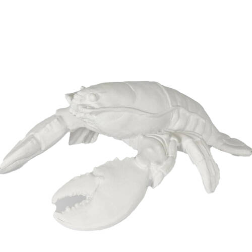 Belle Polyresin Larry Lobster Sculpture 24.5x17.5cm - White