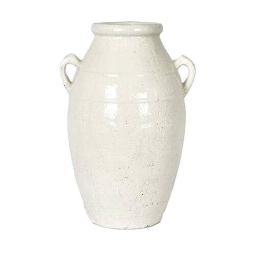 Belle Terracotta Jameson Indoor Urn Large 40x58cm - White