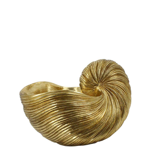 Belle Conch Polyresin Sculpture Tabletop Home Decor 35cm - Gold