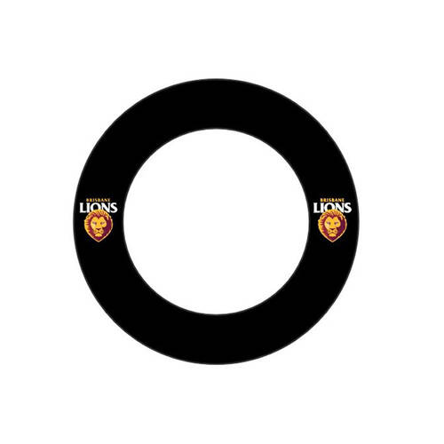 AFL Brisbane Dartboard Surround Lions Team Design Universal Fit 