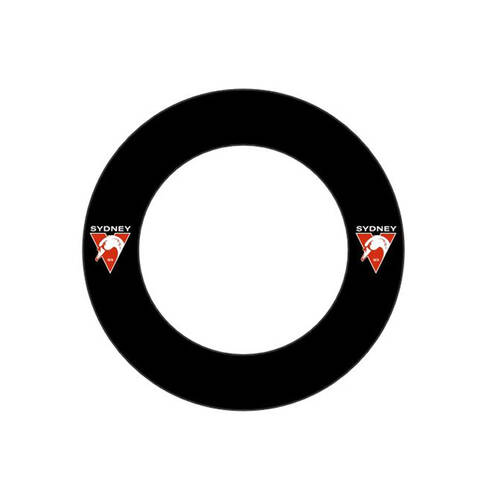 AFL Sydney Dartboard Surround Swans Team Design Universal Fit 
