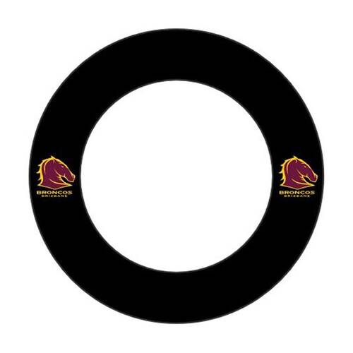 NRL Broncos Dartboard Surround Brisbane Team Design Universal Fit 