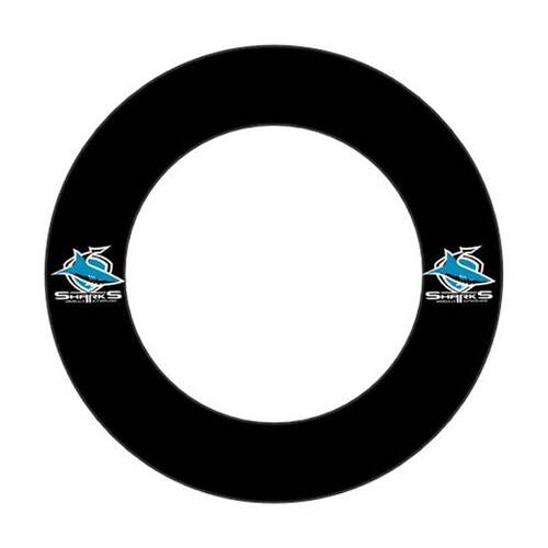 NRL Sharks Dartboard Surround Cronulla Team Dessign Universal Fit 