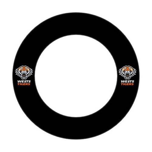 NRL West Tigers Dartboard Surround Western Team Dessign Universal Fit 