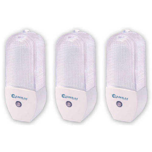 3PK Sansai Automatic LED Night Light