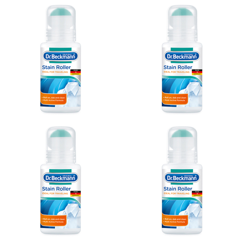 4PK Dr Beckmann Stain Roller Portable Clothes Cleaning 50ml