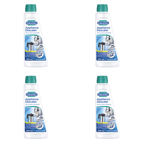 4PK Dr Beckmann Appliance Descaler Home Kitchen Kettle/Coffee Machine 250ml