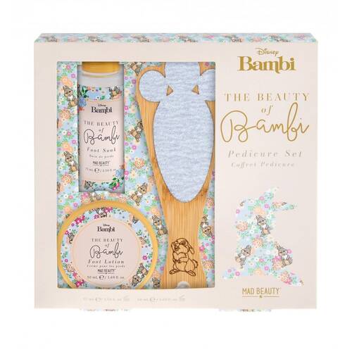 3pc Disney Bambi Thumper Scented Pedicure Foot Care Set 125ml Wildflower