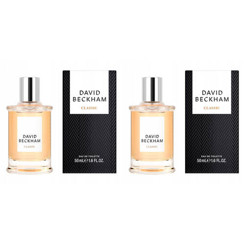 2PK David Beckham Classic EDT Eau De Toilette Fragrance Perfume Spray For Men 50ml