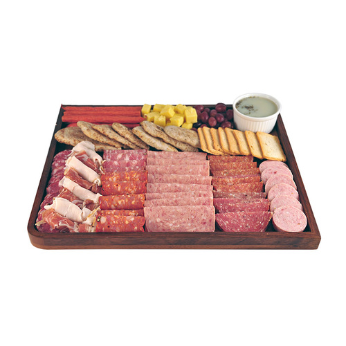 222 Fifth Acacia Wood 35.6x43.2cm Rectangle Platter - Brown