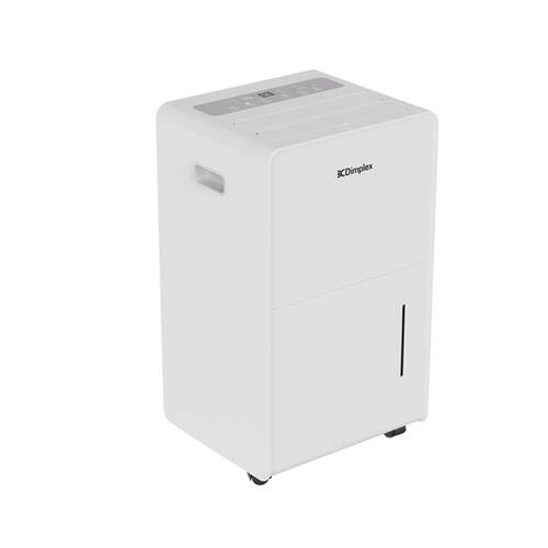 Dimplex 20L Room Portable Dehumidifier w/4L Tank 2 Fan Speeds 24 Hr Timer White