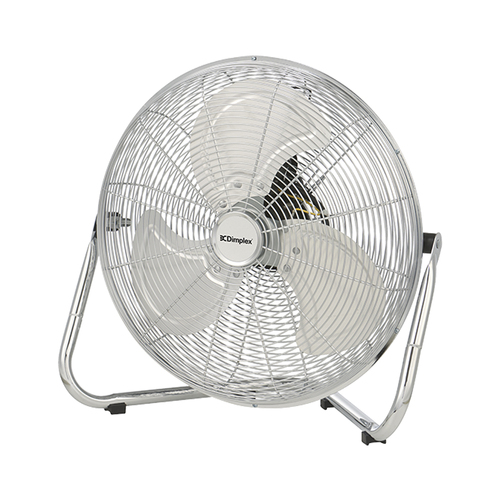 Dimplex 40cm High Velocity Metal Floor Fan Chrome