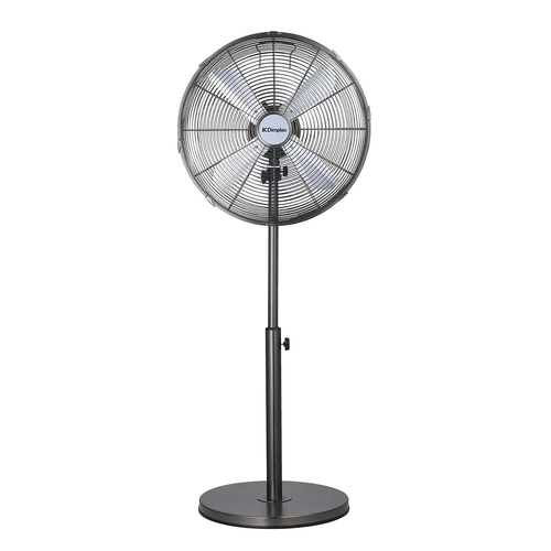 Dimplex 40cm High Velocity Oscillating Pedestal Fan Gunmetal