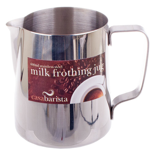 Casa Barista 600ml Stainless Steel Milk Frothing Jug