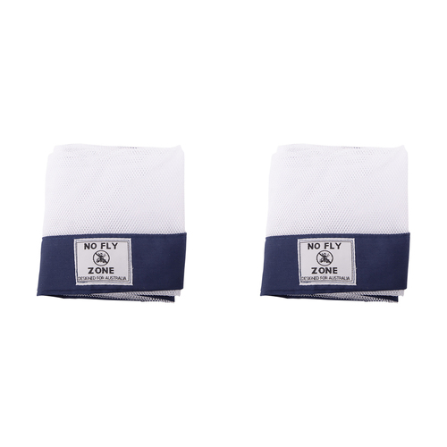 2PK D.Line No Fly Zone Table-Throw Food Cover - Navy Home Kitchen Cooking