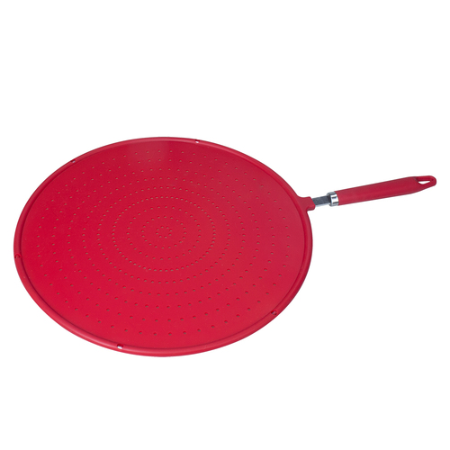 Appetito Silicone Pan/Pot Splatter Screen 31cm Red