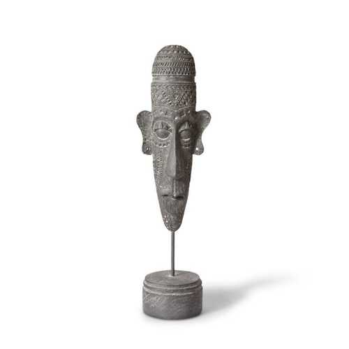 E Style 43cm Cement Ryder Sculpture - Antique Brown