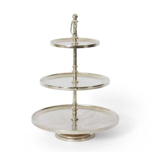 E Style Dixson 3-Tier 50cm Aluminium Stand - Nickel