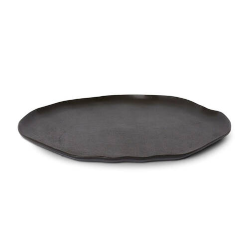 E Style Decor Abelia Decorative Tray Tabletop Home Display 52cm Round Black