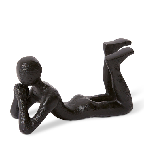E Style Judd Home Decorative Sculpture Black- 20 x 8 x 11cm